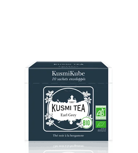 Porcovaný černý čaj Earl Grey Bio, 10 sáčků