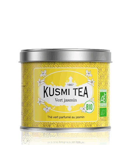 Sypaný zelený čaj Green Jasmine Bio, kovová dóza 100 g