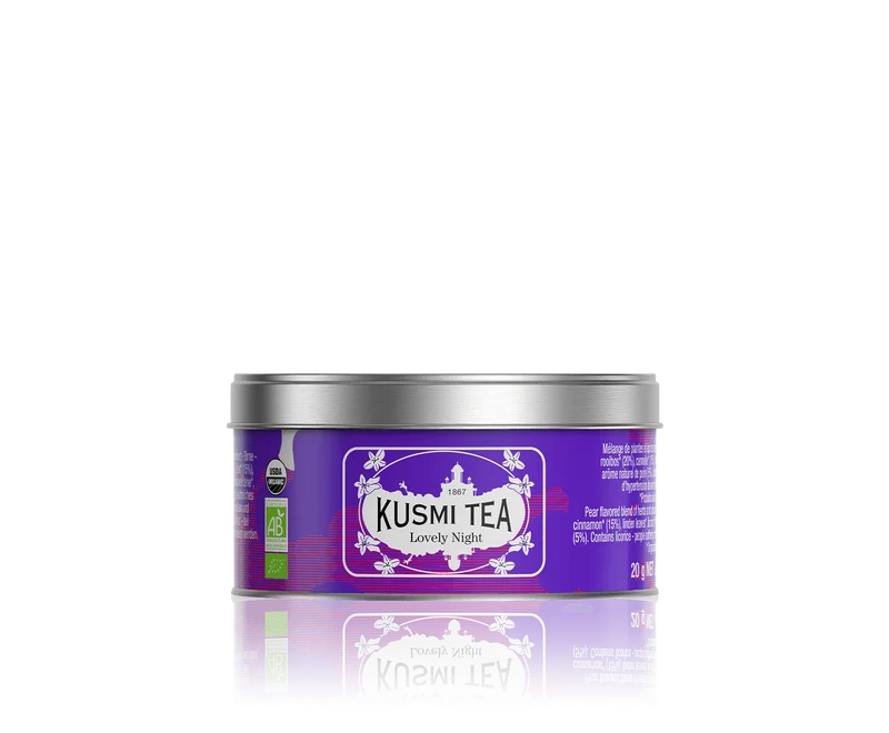 Kusmi Tea Organic Lovely Night sypaný čaj v plechovce 20g