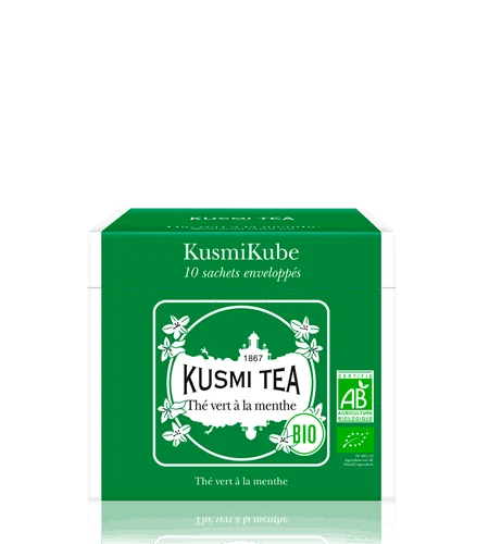 Porcovaný zelený čaj Spearmint green tea Bio, 10 sáčků