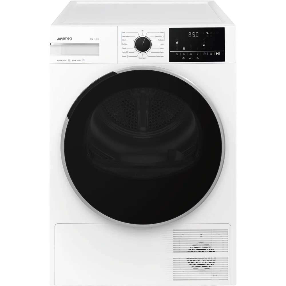 Sušička s tepelným čerpadlem DNP82SEIN, 8 kg, 15 programů, bílá