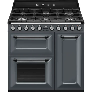 Smeg Varné centrum TR93, 90 x 60 cm, plynová varná deska, 3 trouby, objem 61/62 l