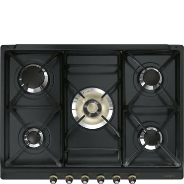 Smeg Plynová varná deska s 5 varnými zónami, 75 cm, SR775