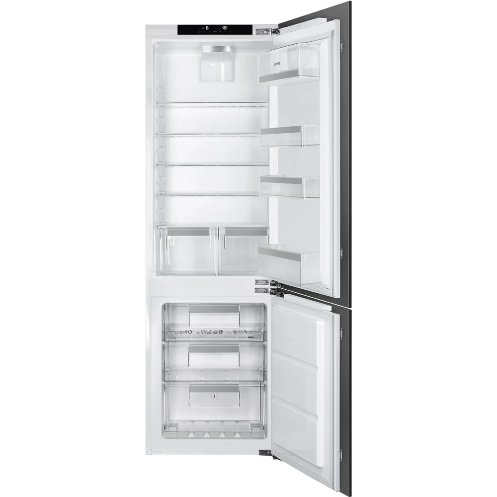 Vestavná kombi. chladnička C8174DN2E, 2-dvéřová, výška 178 cm, kapacita 187+61 l, bílá
