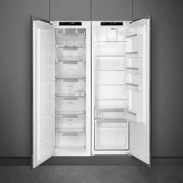 Smeg Vestavná chladnička S8L174D3E, 1-dvéřová, výška 178 cm, kapacita 311 l, bílá