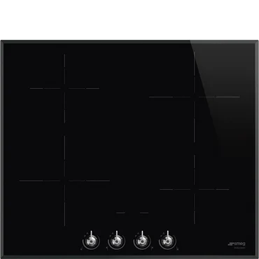 Smeg Indukční varná deska se 4 varnými zónami a senzorovým ovládáním, 60 cm, SI364BM, černá