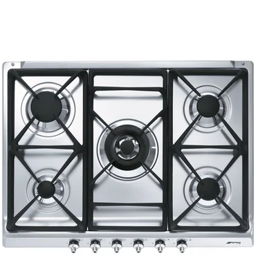 Smeg Plynová varná deska se 5 varnými zónami, 70 cm, SDR70XG5, nerezová