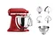 Výhodný set kuchyňský robot královská červená + keramická mísa s víkem na pečení 
