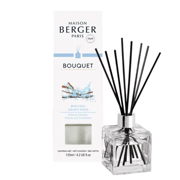 Maison Berger Paris Aroma Difuzér Cube, Vůně moře a dřeva 125 ml