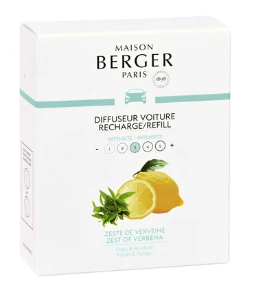 Maison Berger Paris Keramická náplň vůně do auta Verbena, 2 ks