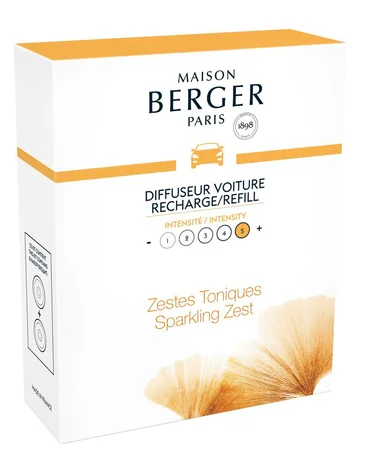 Maison Berger Paris Keramická náplň vůně do auta Čerstvé tonikum, 2 ks