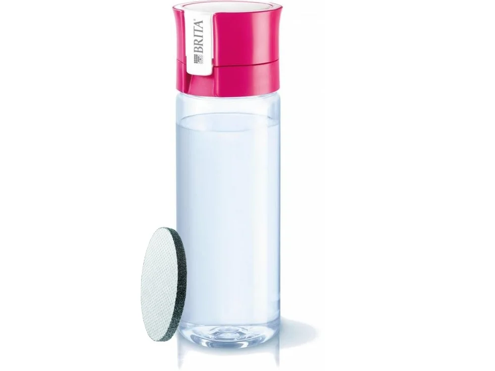 Filtrační láhev na vodu Fill&Go Vital, růžová, 0,6 l