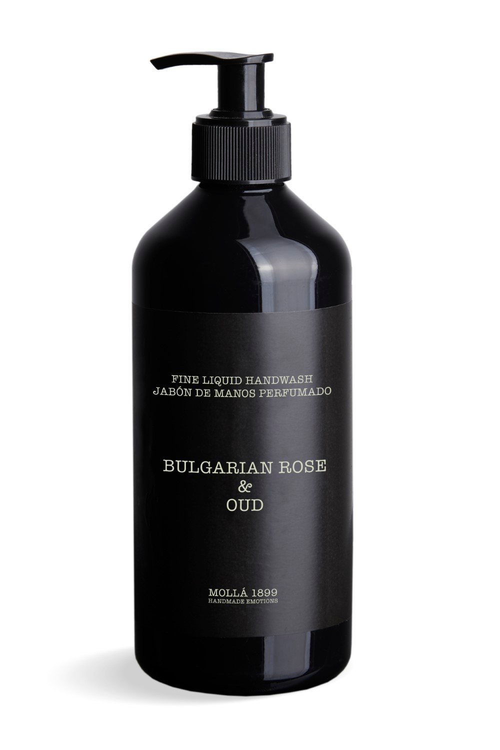 Parfemované tekuté mýdlo Bulgarian Rose & Oud, 500 ml, černá