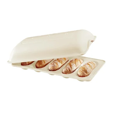 Emile Henry Pečící forma na 5 mini bagetek, 39 x 23 cm