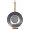 Tradiční čínská wok pánev Excellence, uhlíková ocel, vypalovací, 32 cm