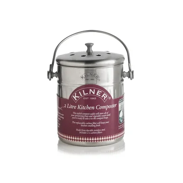 Kilner Kuchyňská nádoba na bioodpad 2 l - nerezová ocel
