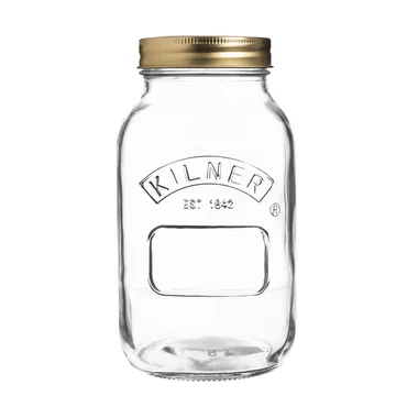 Kilner Zavařovací sklenice s kovovým víčkem, 1 l