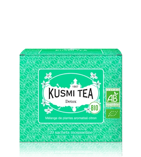 Porcovaný bylinný čaj Detox Bio, 20 sáčků