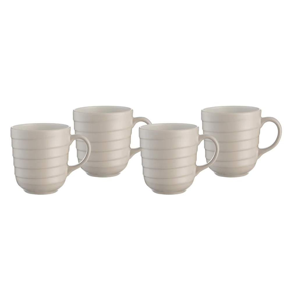 Spira taupe sada 4 hrnků, 350 ml
