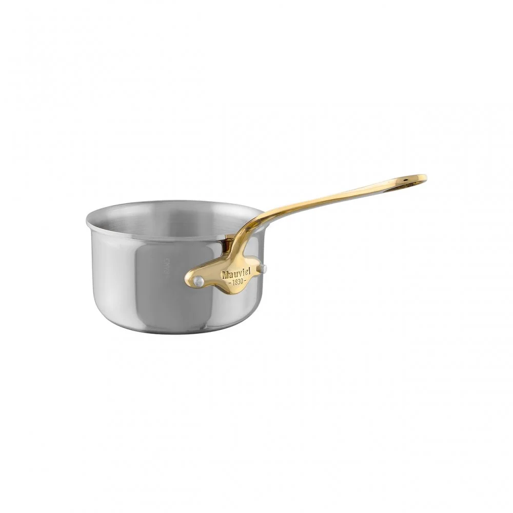 Nerezový rendlík s bronzovou rukojetí M’Cook B, 16 cm / 1,8 l