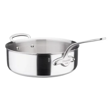 Mauviel Pánev na soté s protějším uchem M´Cook, 28 cm / 8,6 l