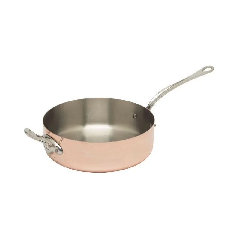 Měděná pánev na soté s nerezovou rukojetí, M'Héritage 150 S, 28 cm / 5,7 l