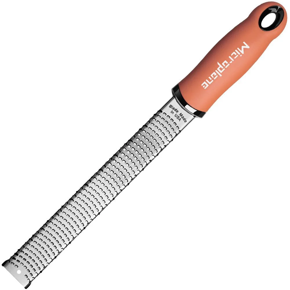 Nerezové struhadlo Premium Classic Zester, skořicová oranžová
