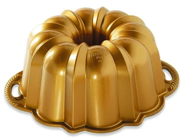Nordic Ware Forma na bábovku  Anniversary, zlatá, 1,4 l