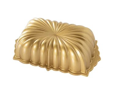 Nordic Ware Forma na biskupský chlebíček Classic, zlatá,1,4l