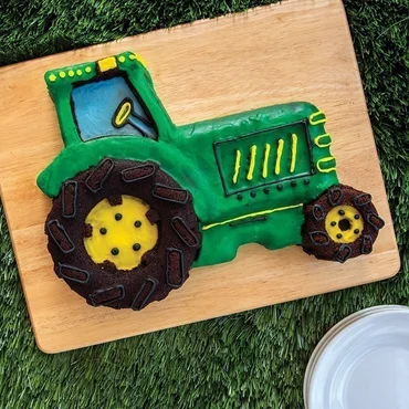 Nordic Ware Forma na pečení Traktor, modrá, 2 l