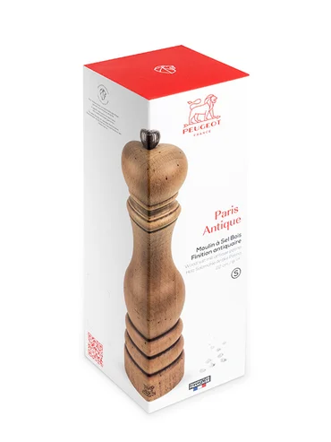 Peugeot Dřevěný mlýnek na sůl Paris Antique, 22 cm
