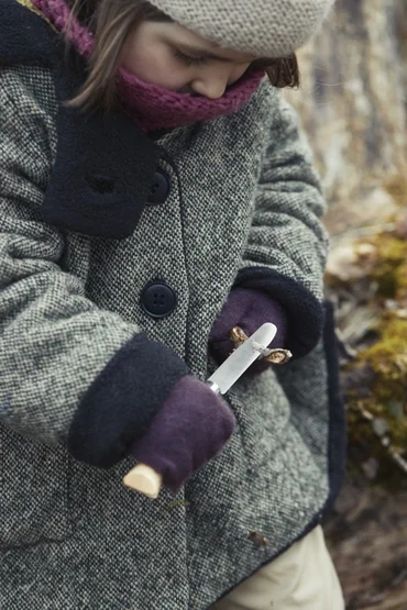 Opinel Sada My first kapesní nůž plus pouzdro na opasek, 8 cm