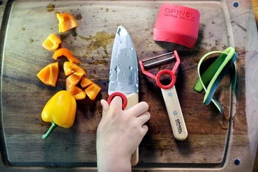 Opinel Dětská kuchařská sada le petit Chef, červená