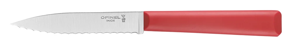 Zoubkovaný nůž Essentiels N°313, 10 cm, červený