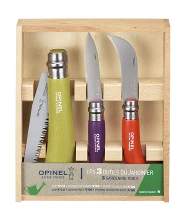 Opinel Zahradnická sada nožů, 3 ks