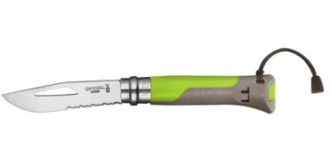Opinel VRI N°08 Outdoor Earth Inox, zelená