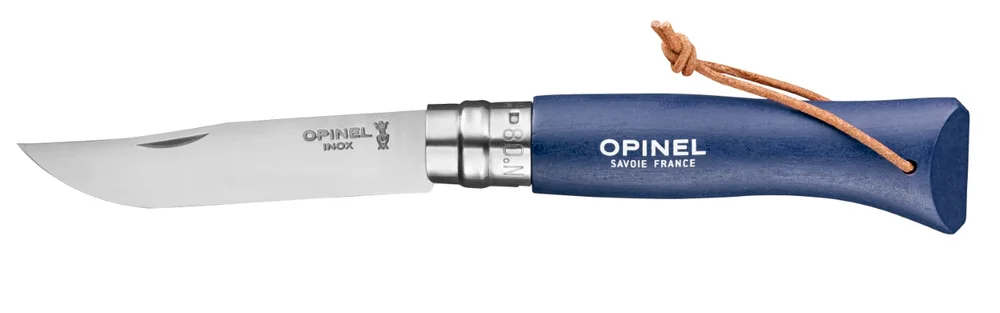 Sada VR N°08 Inox Trekking, modrý, 8,5 cm plus pouzdro na opasek
