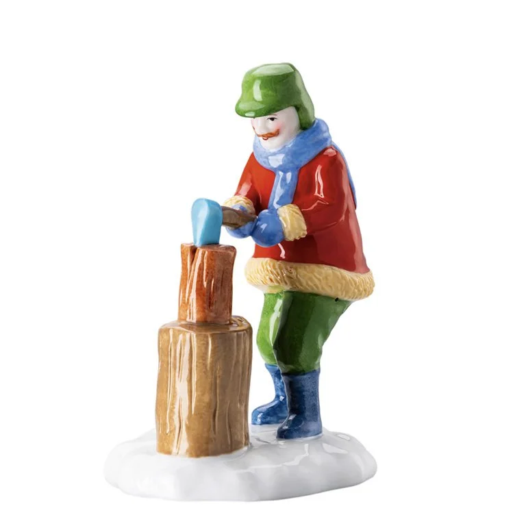 Vánoční dekorace figurka Dřevorubec, Vánoční pečení, 10 cm