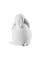 Velikonoční porcelánová dekorace Zajíc s kyticí, white biscuit, 10 cm