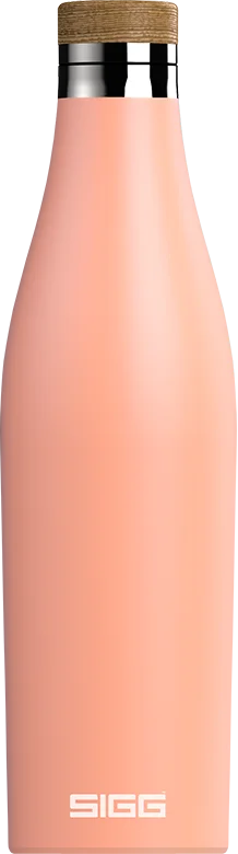 Sigg Dvoustěnná nerezová láhev na vodu Meridian, růžová, 0,5 l