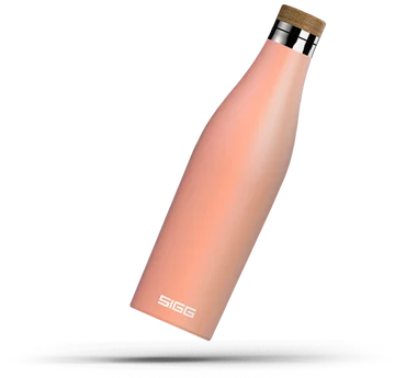Sigg Dvoustěnná nerezová láhev na vodu Meridian, růžová, 0,5 l