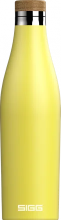 Sigg Dvoustěnná nerezová láhev na vodu Meridian, žlutá, 0,5 l