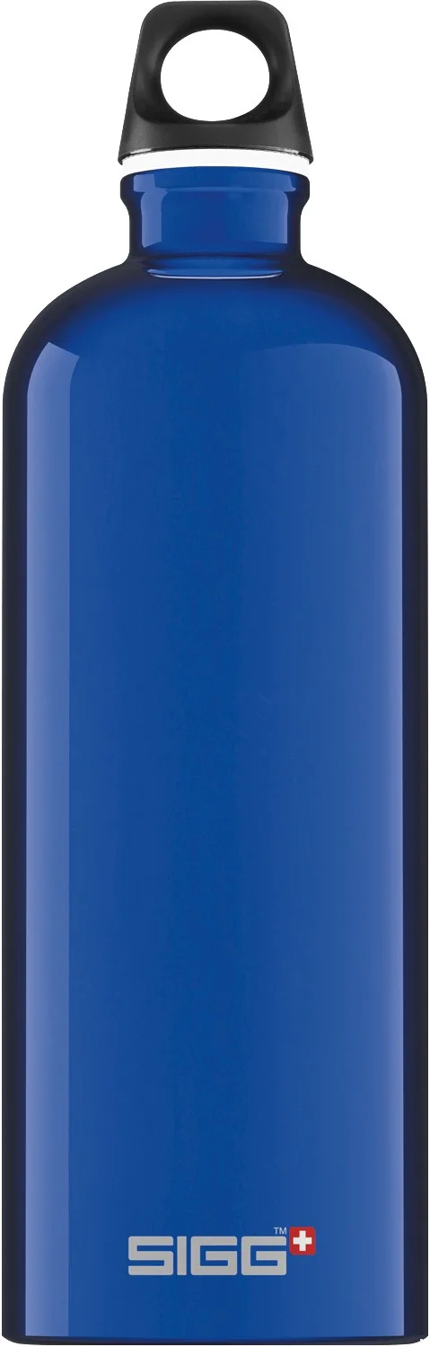Lahev Traveller 0,6 l tm. modrá