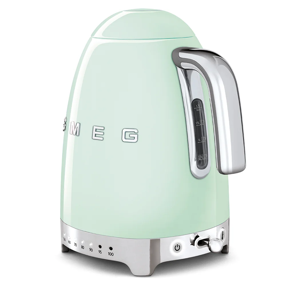 Rychlovarná konvice 50´s Retro Style, s regulací teploty, 1,7 l bílá