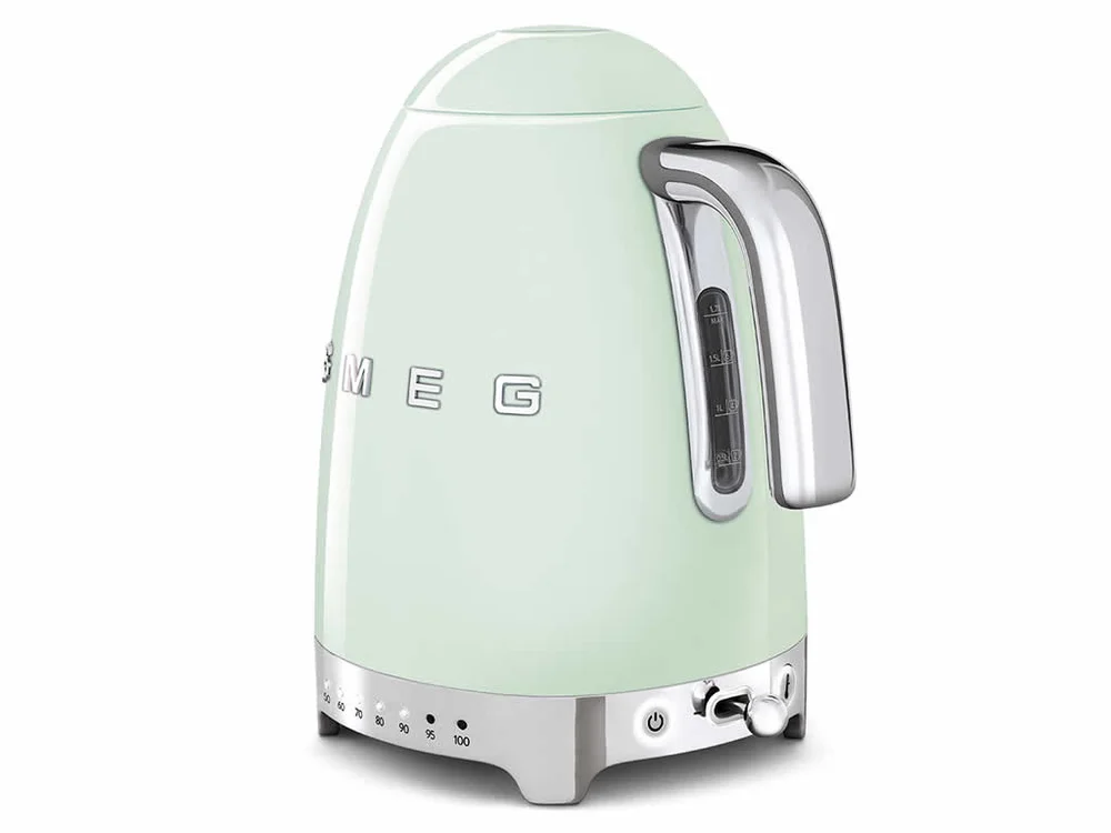 Rychlovarná konvice 50´s Retro Style, s regulací teploty, 1,7 l bílá