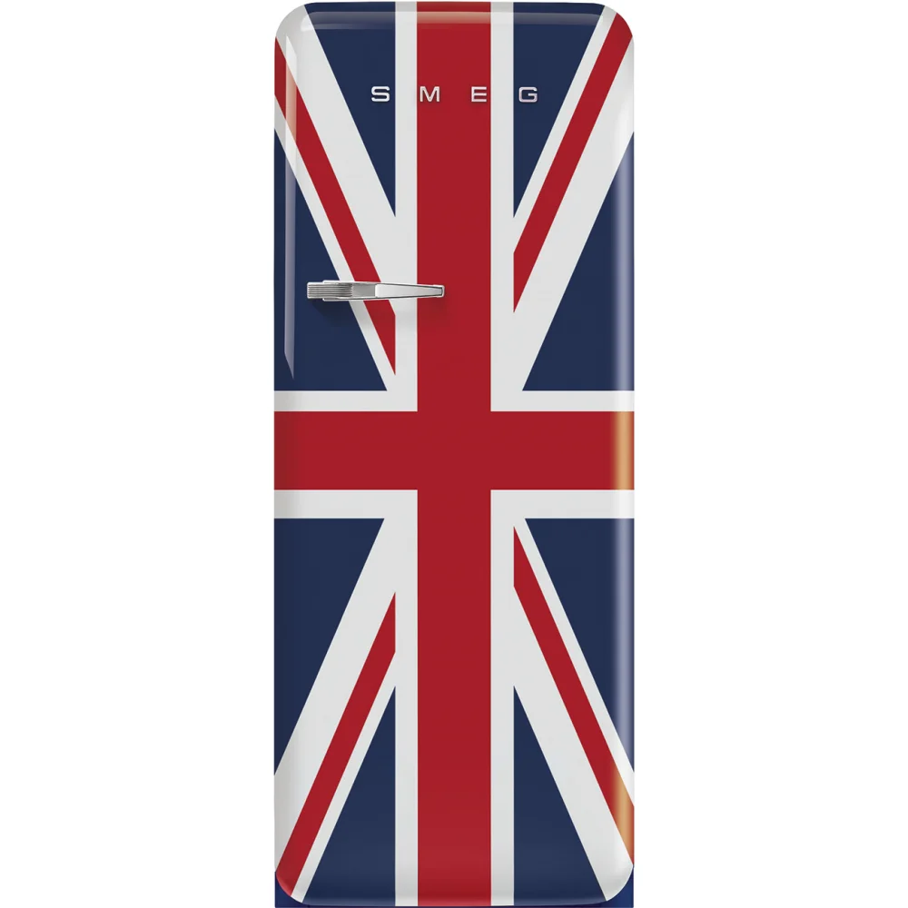 Lednice + mrazicí box 50´s Retro Style, FAB28 R, 244l/26l, pravostranné otvírání, Union Jack