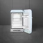 Lednice minibar 50´s Retro Style FAB5 R, 34l, pravostranné otvírání, zlatá