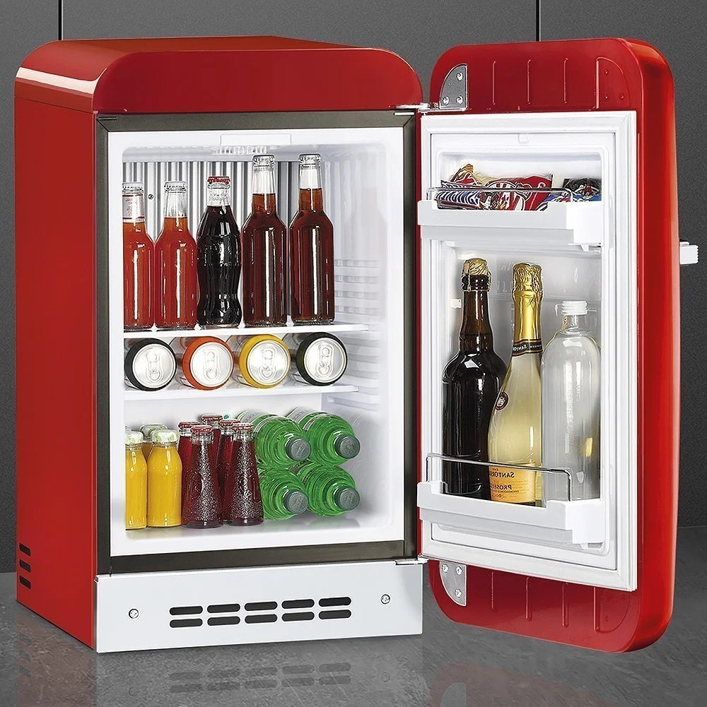 Lednice minibar 50´s Retro Style FAB5 R, 34l, pravostranné otvírání, černá