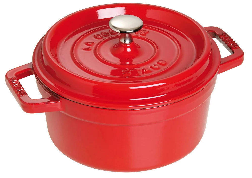 Litinový hrnec s poklicí Cocotte, višňová, 22 cm / 2,6 l