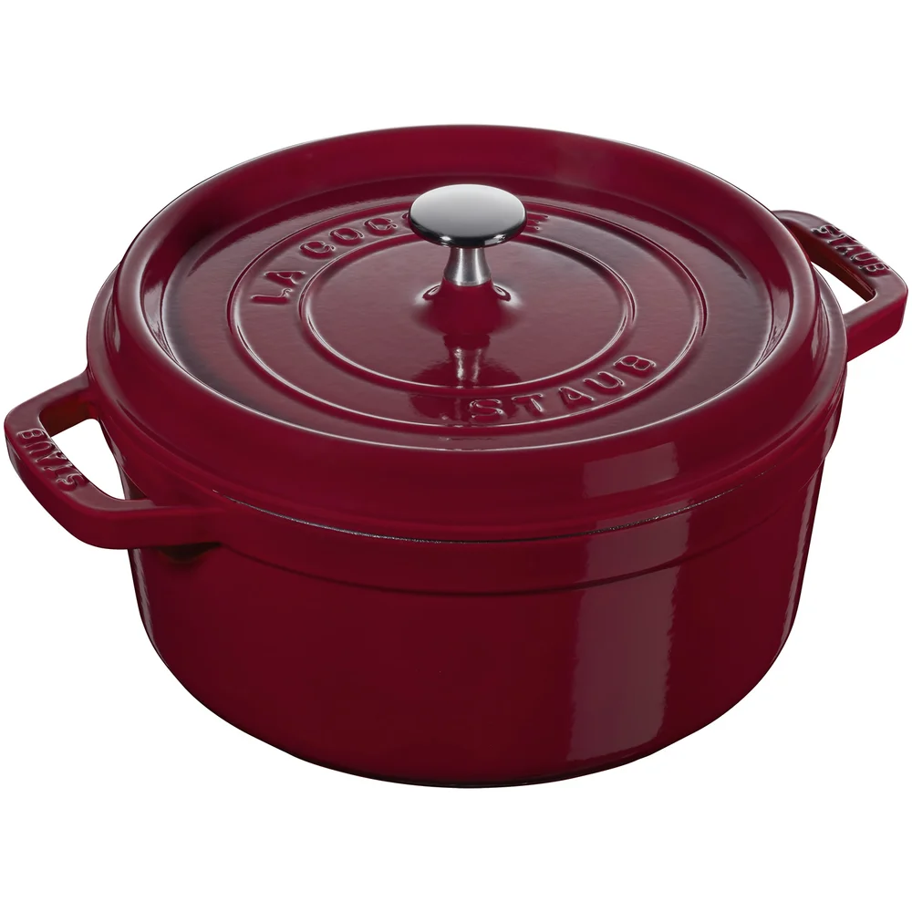 STAUB Cocotte hrnec kulatý 24 cm/3,8l bordó